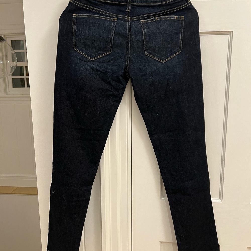 Paige jeans, navy, slightly worn